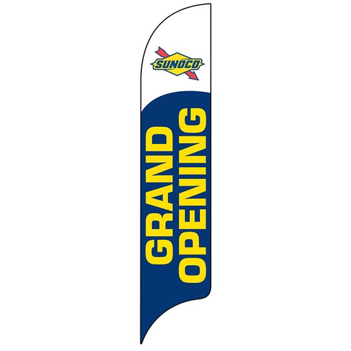 15' Sunoco Blue Grand Opening AdverSail Flag